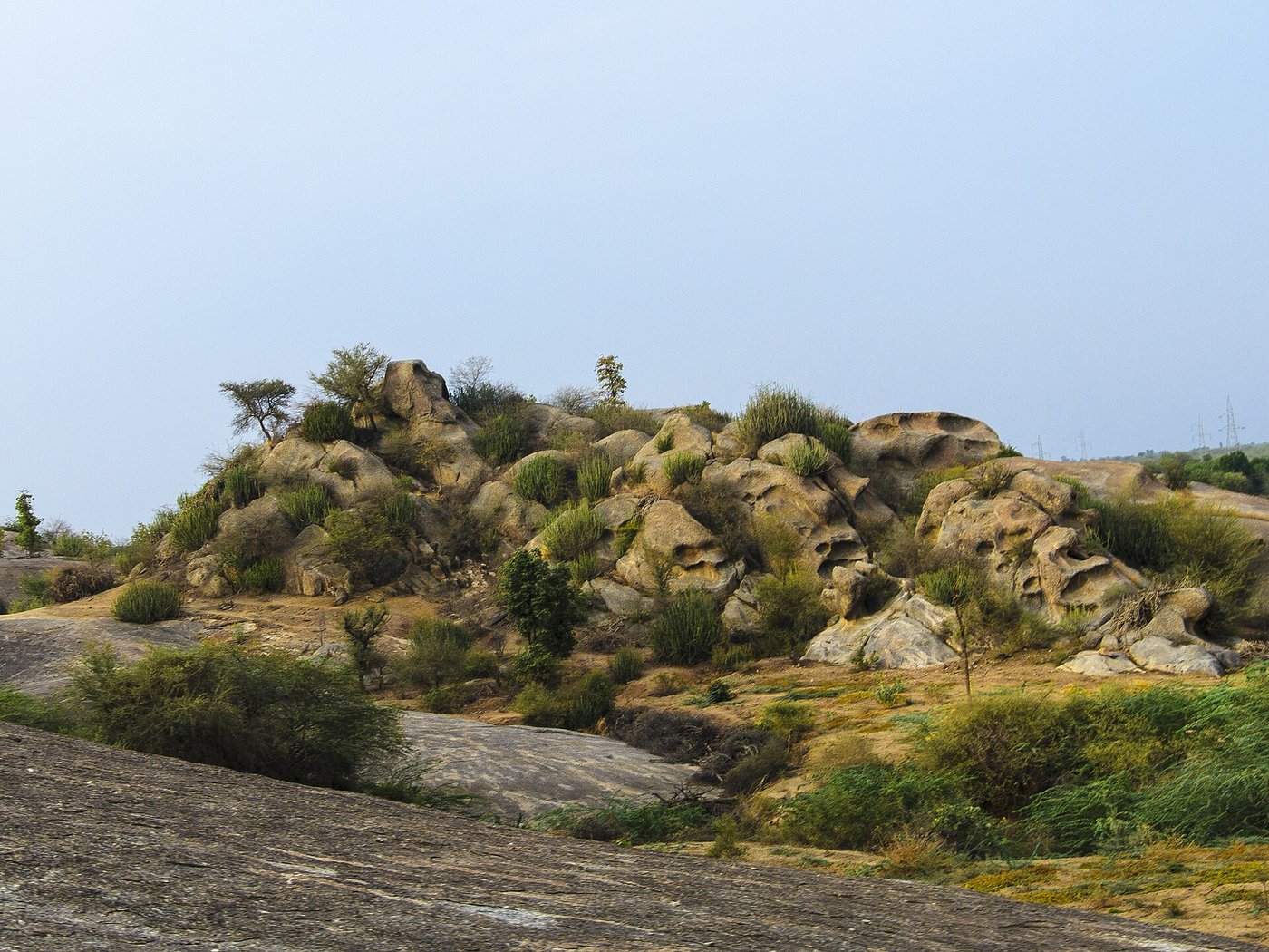 Ancient granite hills and geomorphology of the Aravalli range in Jawai Bera